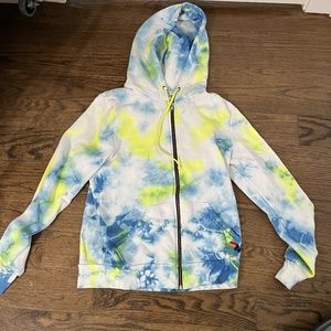 TIE DYE AVIATOR NATION ZIP UP
